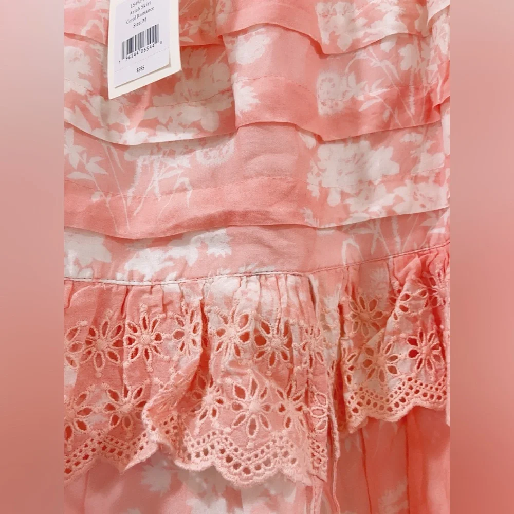 NWT $595 LoveShackFancy Ariah Maxi Skirt